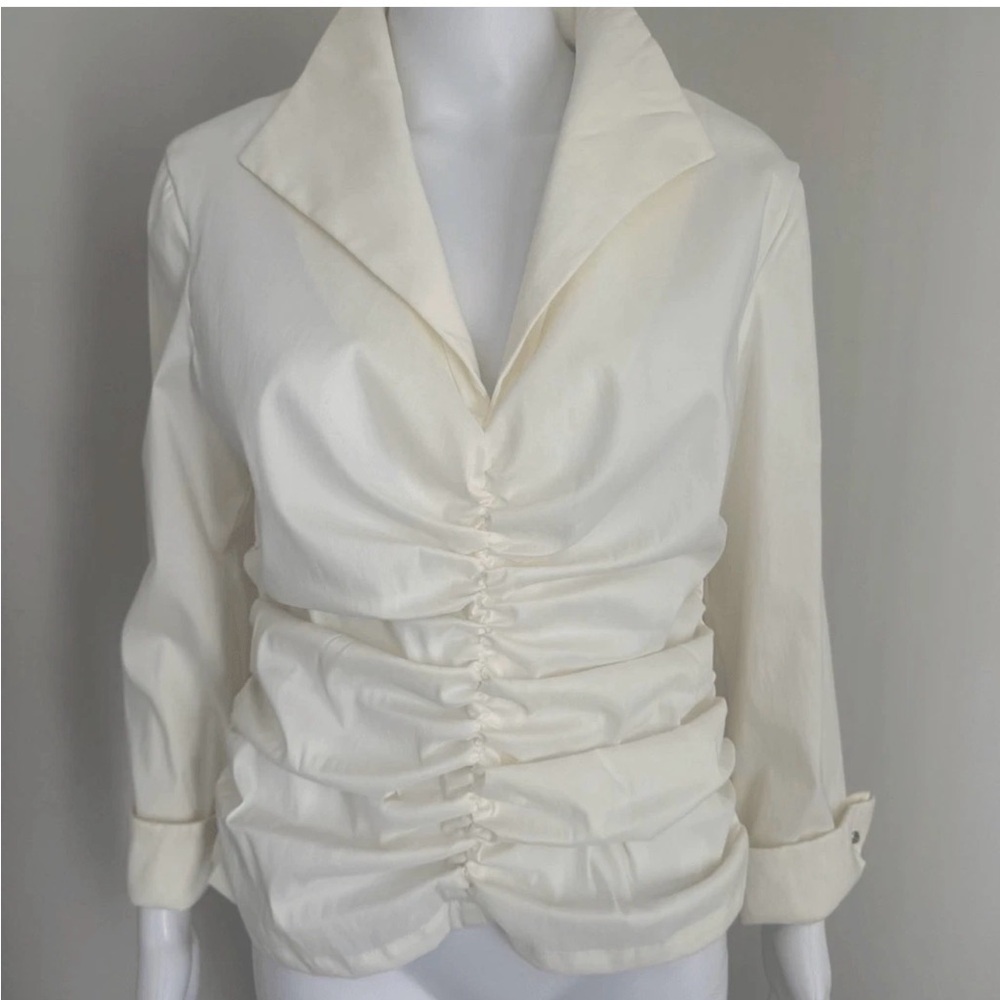 Tadashi Ruched bouse (A104)